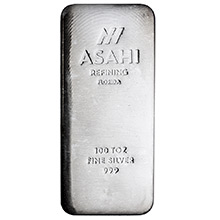 Asahi Refining Silver Bars