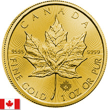 Canadian Gold Maple Leafs & Other Gold Coins