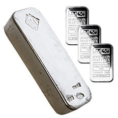 Johnson Matthey Silver Bars