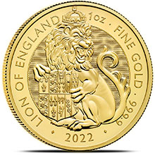 Gold Tudor Beasts