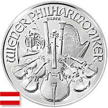 Austrian Silver Vienna Philharmonic Coins
