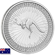 Australian Silver Kangaroo Coins