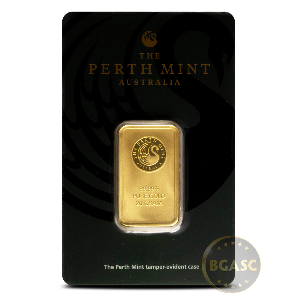 20 Gram Perth Mint Gold Bar (New w/ Assay) l BGASC™
