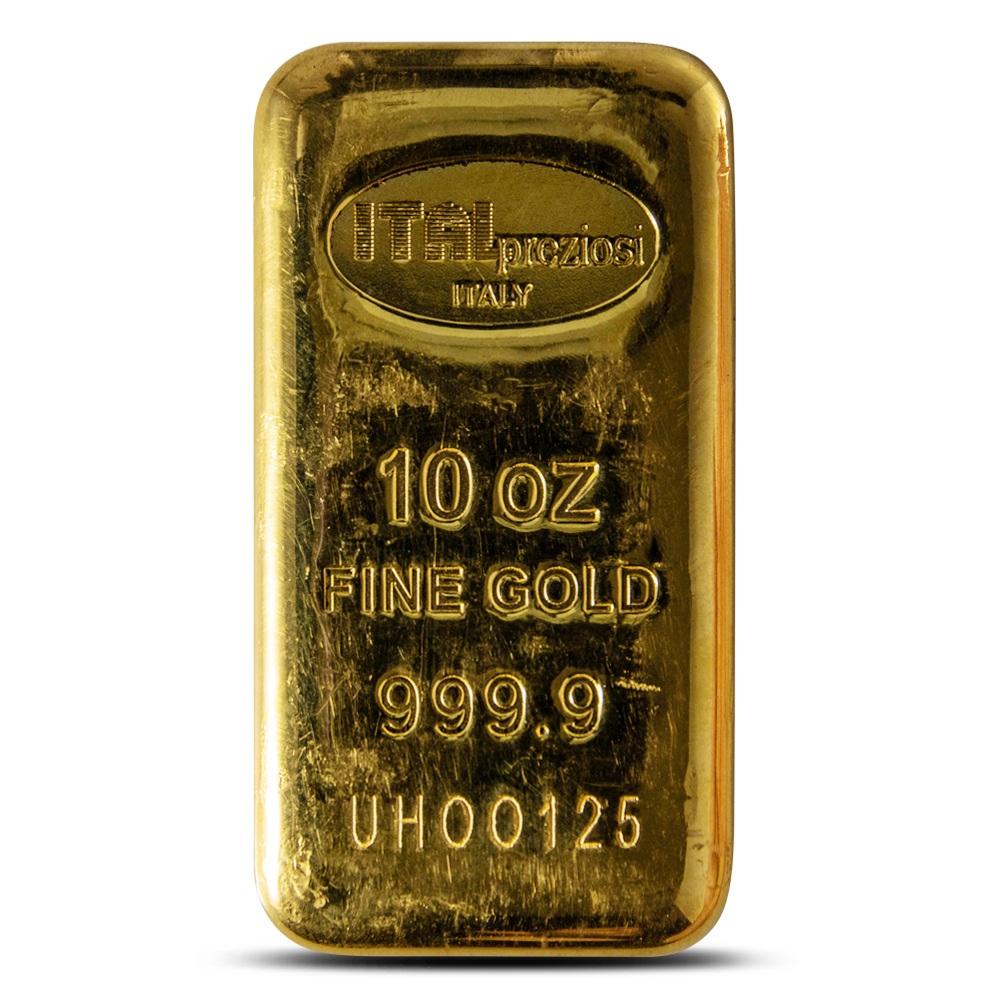 10 Oz Gold Bar Varied Condition Any Mint L BGASC 10-oz-gold-bar-varied-condition-any-mint-l-bgasc