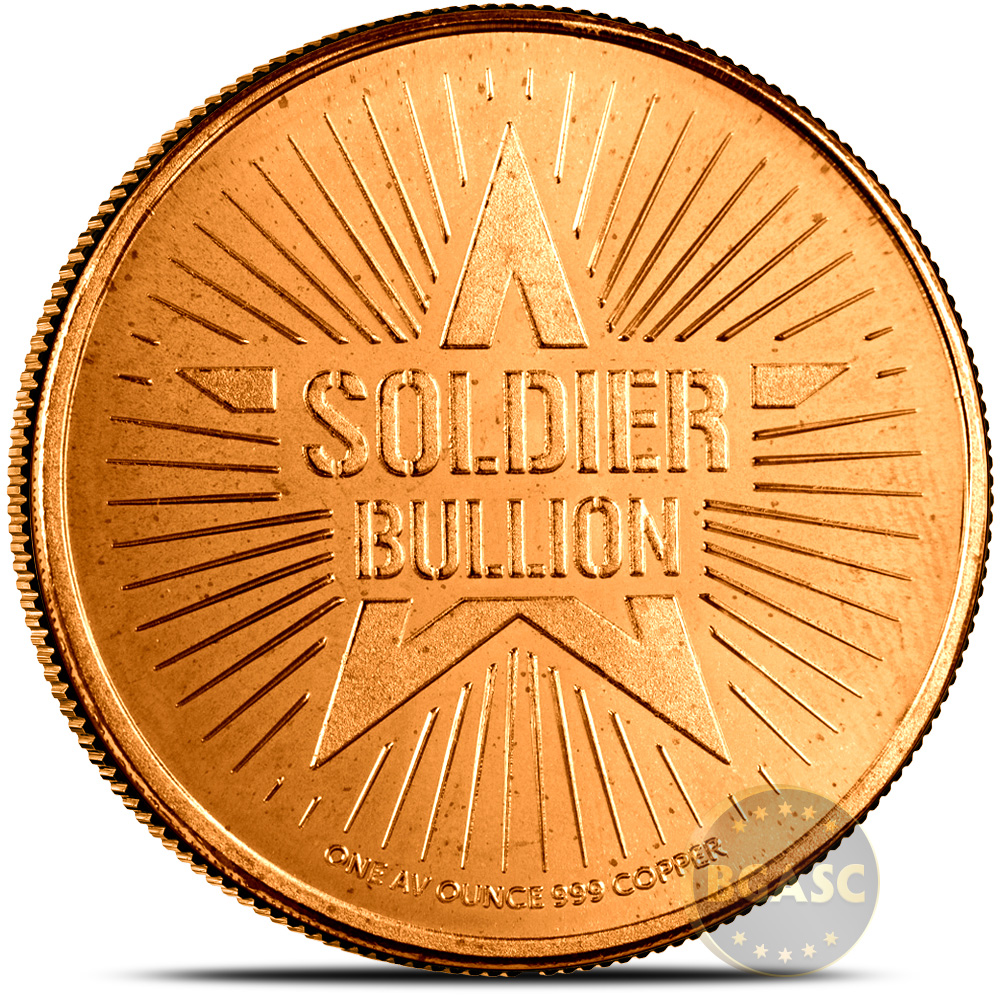 1 oz Copper Round (Varied Condition, Varied Design) l BGASC™