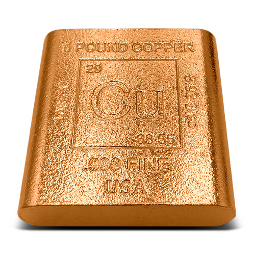 5 Pound Copper Bullion Bar (New) l BGASC™