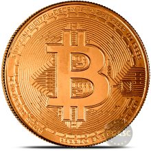 1 oz Bitcoin Commemorative Copper Round (New) l BGASC™
