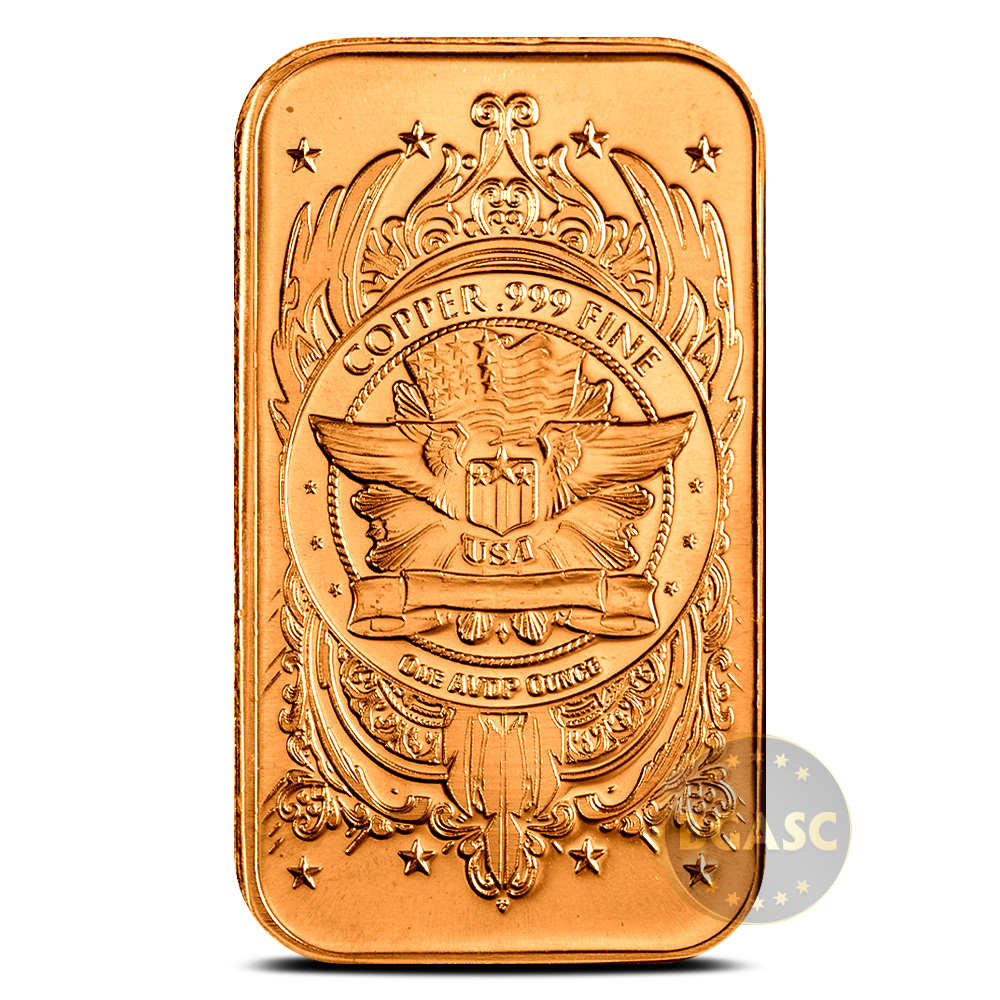1 oz Bison Copper Bar (New) l BGASC™
