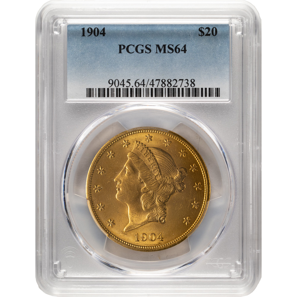 1904 Pre-33 $20 Liberty Gold Double Eagle PCGS MS64 l BGASC™