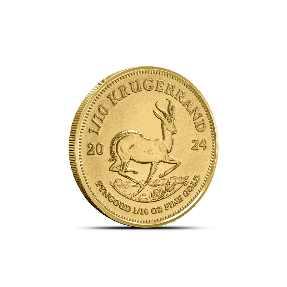 South African Gold Krugerrand 1/10 oz