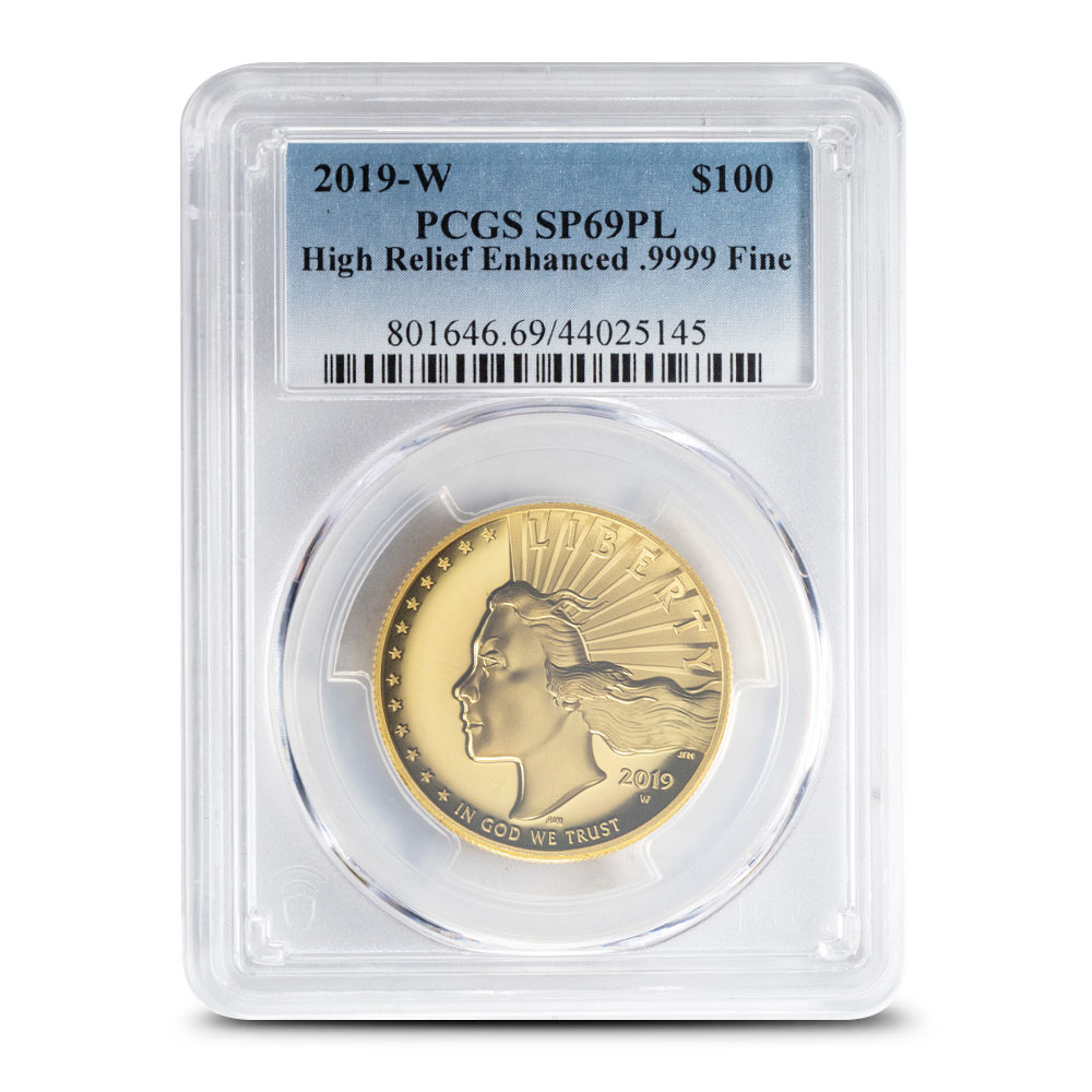 2019W American Liberty High Relief Gold Coin SP69 l BGASC™