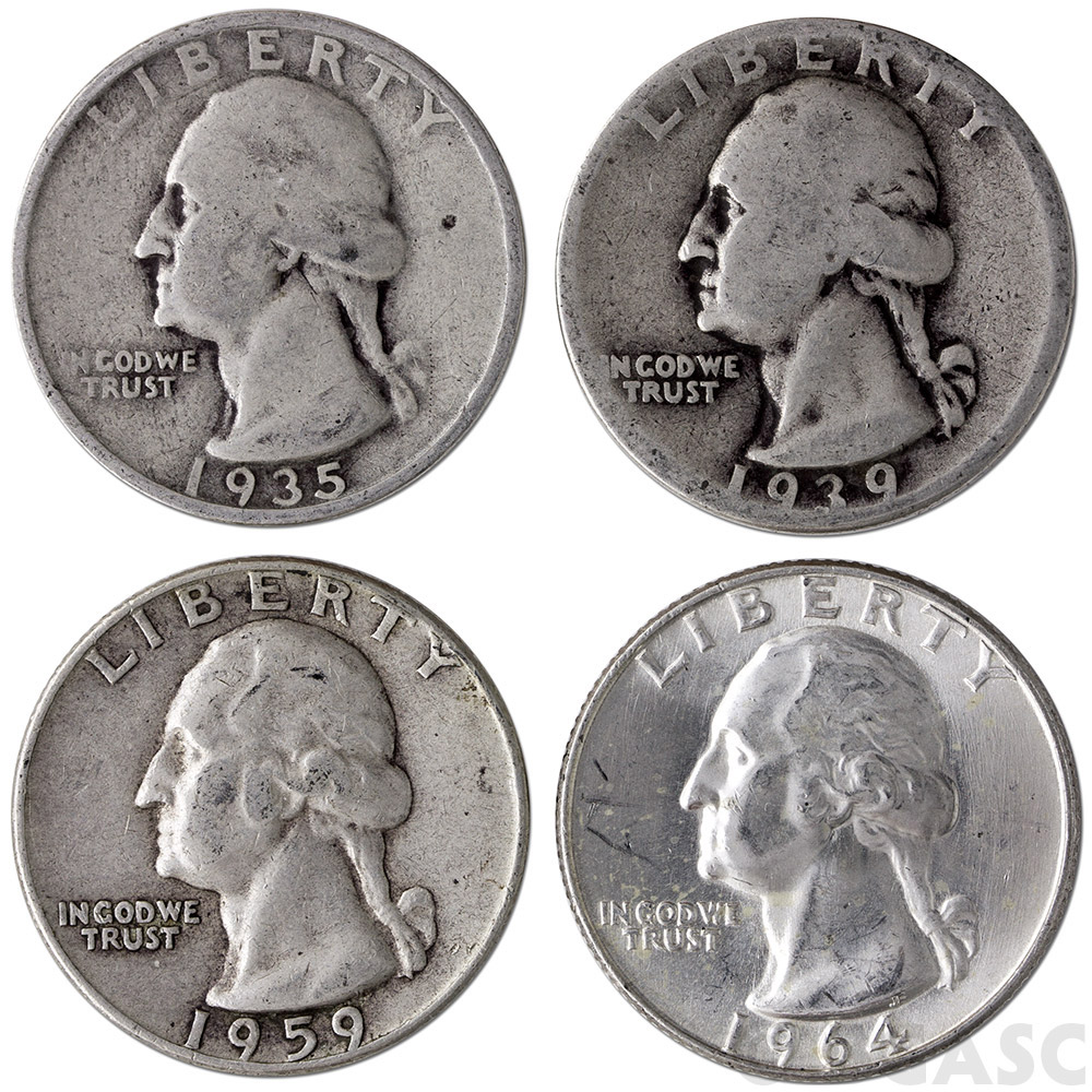 Silver quarters sales