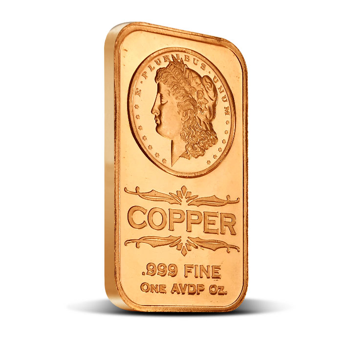 Morgan Dollar 1 oz Copper Bar | Osborne Mint