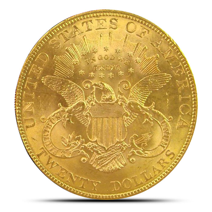 $20 Liberty | Gold Double Eagle AU+ Reverse