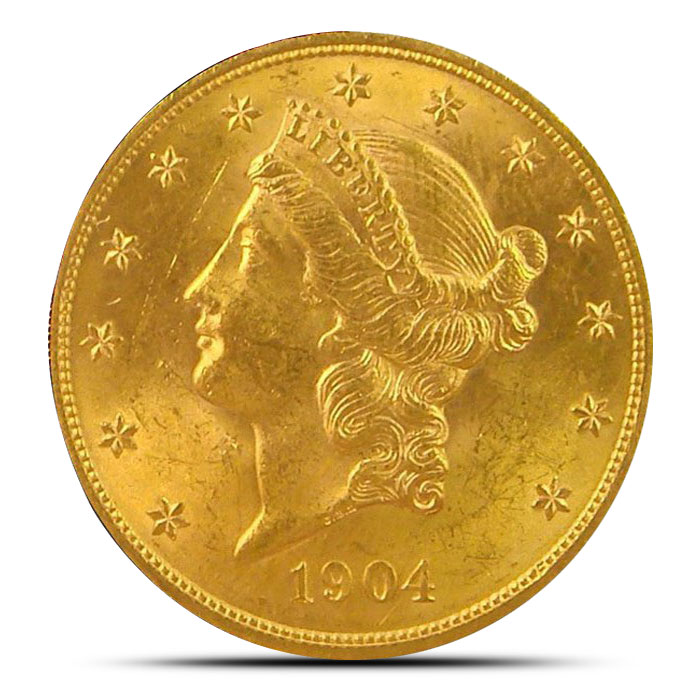 $20 Liberty | Gold Double Eagle AU+ Obverse
