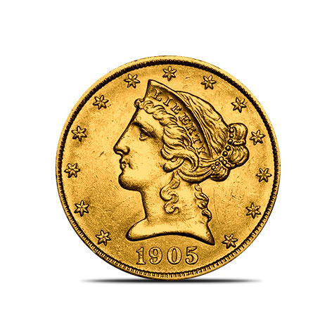 $5 Liberty US Mint Gold Half Eagle Coin