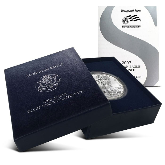 2007-W Burnished American Silver Eagle