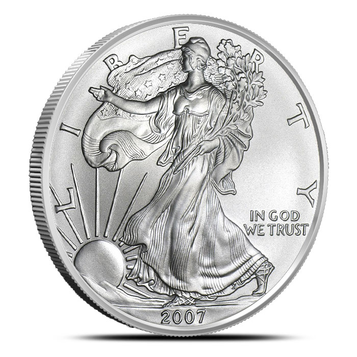 2007-W Burnished American Silver Eagle
