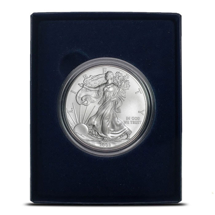 2008-W Silver Eagle in Box