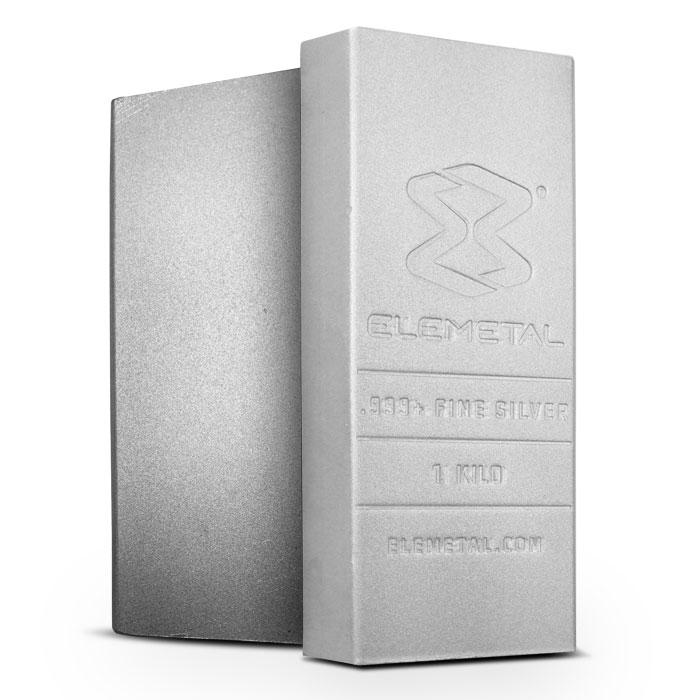 Elemetal 1 kilo Silver Bar